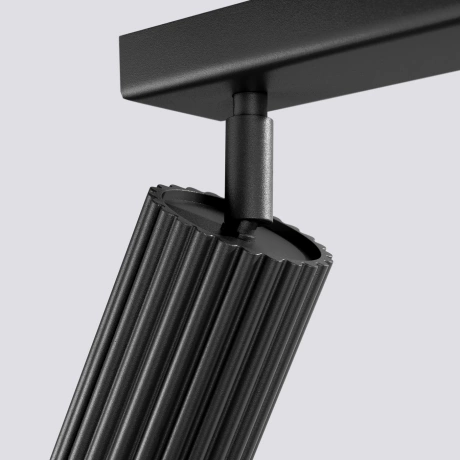 Ceiling lamp KARBON 3L black