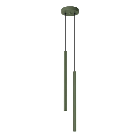 Pendant lamp PASTELO 2 olive green