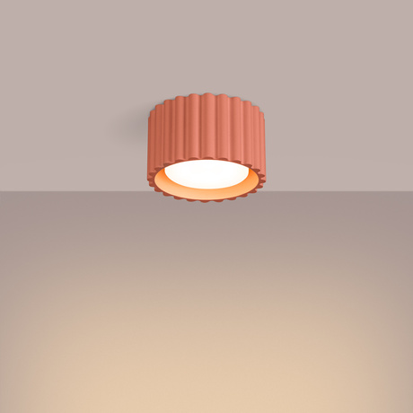Ceiling lamp AURA 1 peach Gx53
