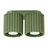Ceiling lamp AURA 2 olive green GU10
