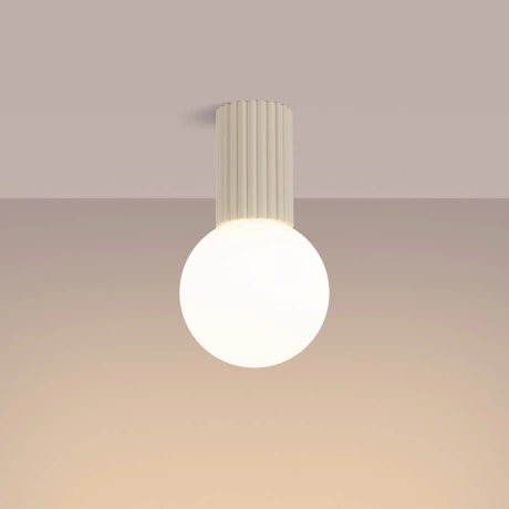 Ceiling lamp HALO beige IP44