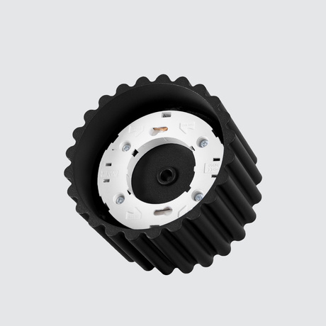 Ceiling lamp AURA 1 black Gx53