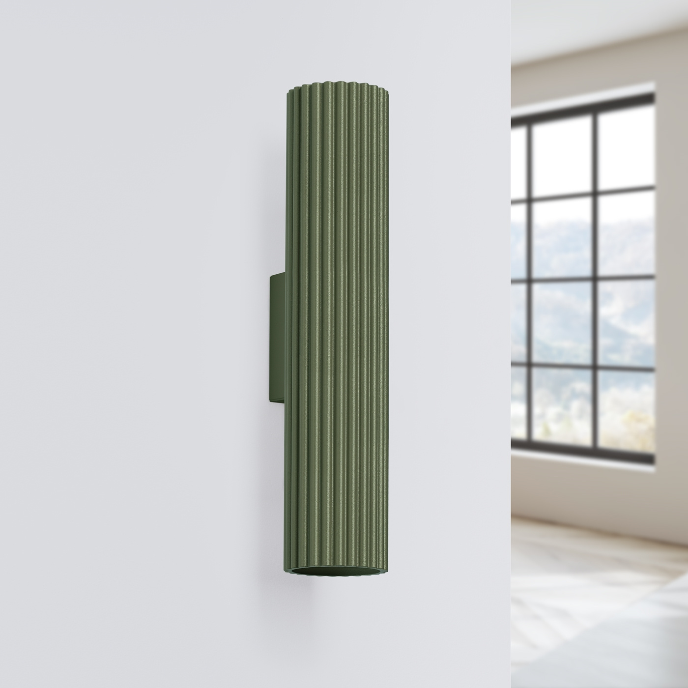 Wall lamp KARBON 30 olive green