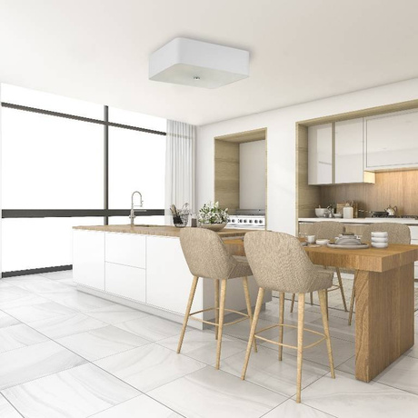 Ceiling lamp LOKKO 55 white + 5x LED Bulb E27 3000K Warm 7.5W 620lm