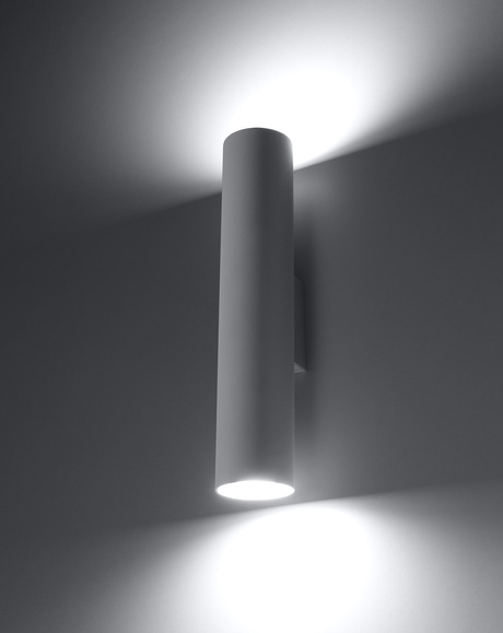 Wall lamp LAGOS 2 white + 2x LED Bulb GU-10 3000K Warm 7W 620lm