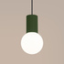 Pendant lamp HALO 1 olive green