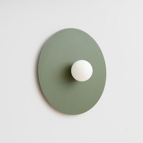 Wall lamp AKE 50 olive green