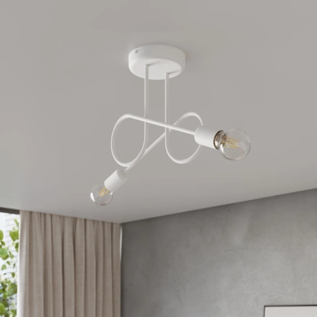 Chandelier LOOP 2 white