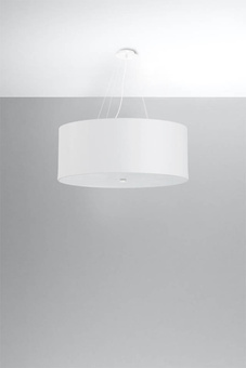 Chandelier OTTO 70 white + 6x LED Bulb E27 4000K Cool White 7.5W 650lm