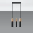 Pendant lamp PABLO 3 black