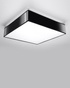 Ceiling lamp HORUS 55 BLACK + 4x LED Bulb E27 4000K Cool White 7,5W 650lm