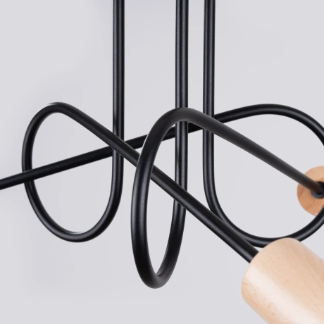 Chandelier EMBER 3 schwarz