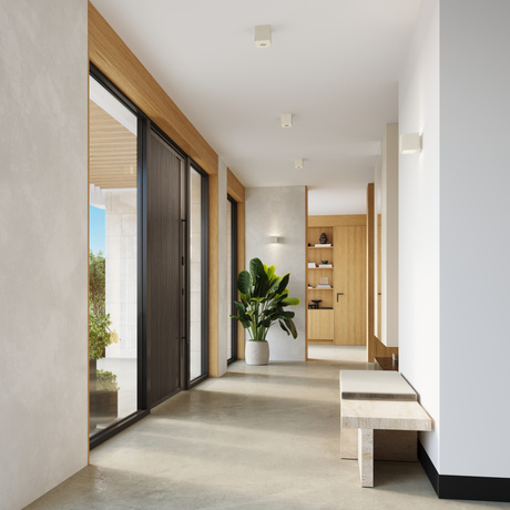 Wall lamp QUAD concrete beige