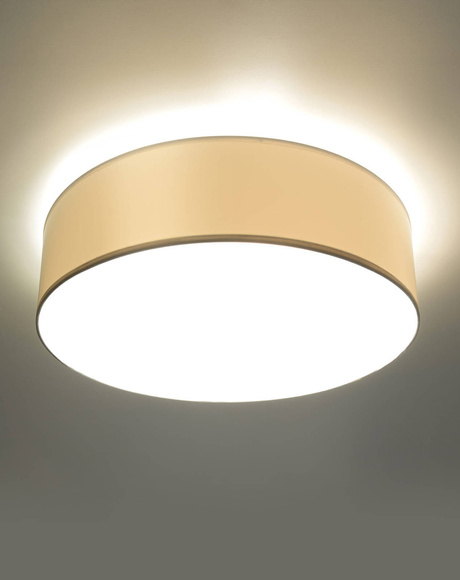 Ceiling lamp ARENA 35 WHITE + 2x LED Bulb E27 3000K Warm 7.5W 620lm.