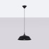 Hanging lamp FRIKA black + 1x LED Bulb E27 3000K Warm White 7.5W 620lm