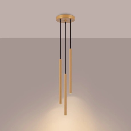 Pendant lamp ARCHE 3P gold