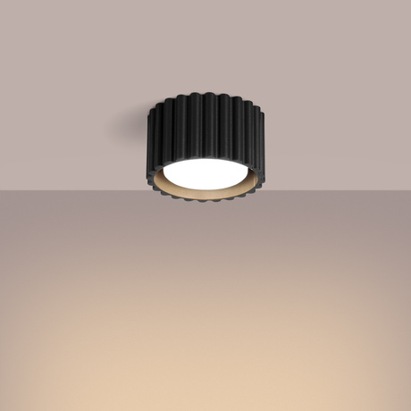 Ceiling lamp AURA 1 black Gx53