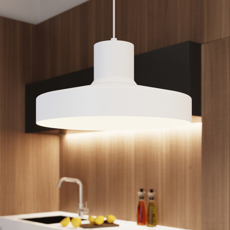 Pendant lamp BILO biała