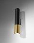 Wall lamp LOOPEZ black/gold + 1x LED Bulb GU-10 4000K Cool White 7W 630lm