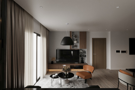 Chandelier BELLA 60 black + 3x LED Bulb E27 3000K Warm 7,5W 620lm