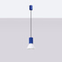 Pendant lamp ESTRIA 1 white/ultramarine