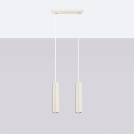 Pendant lamp KARBON 2 beige