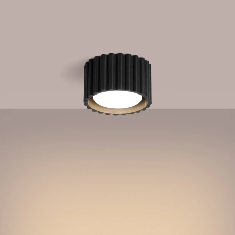 Ceiling lamp AURA 1 black Gx53