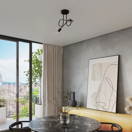 Chandelier LOOP 2 black