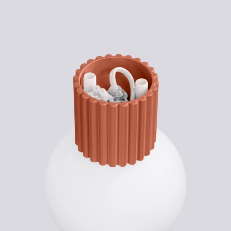 Wall lamp HALO red ochra IP44