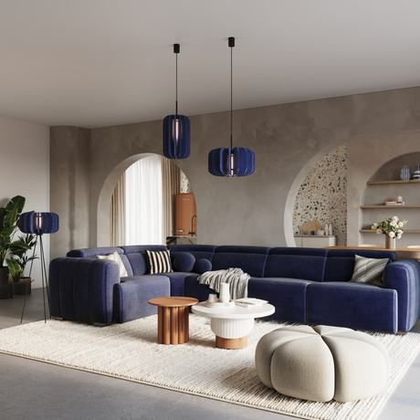 Pendant lamp MULA 27 navy