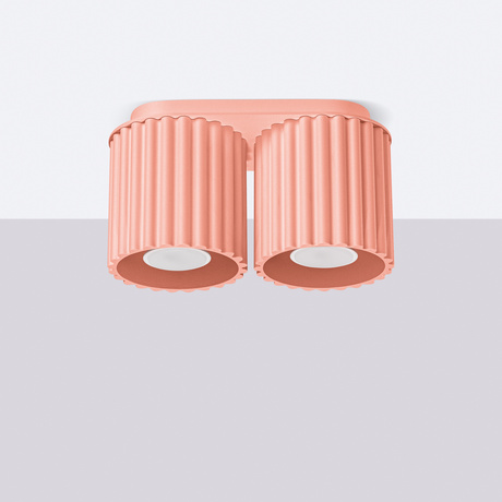 Ceiling lamp AURA 2 peach GU10