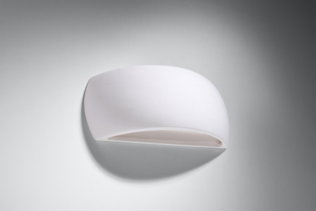 Wall lamp ceramic PONTIUS white + 1x LED bulb G9 3000K Warm 4.5W 510lm