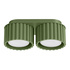 Ceiling lamp AURA 2 olive green Gx53