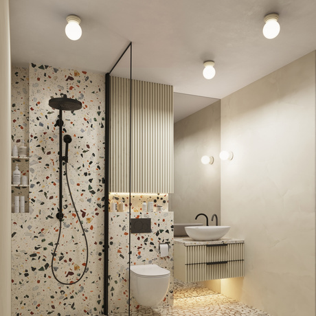 Wall lamp ZORI beige IP44