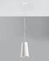 Ceiling ceramic lamp GULCAN white + 1x LED bulb E27 4000K Cool White 7.5W 690lm