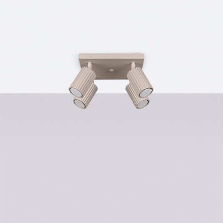 Ceiling lamp KARBON 3L taupe