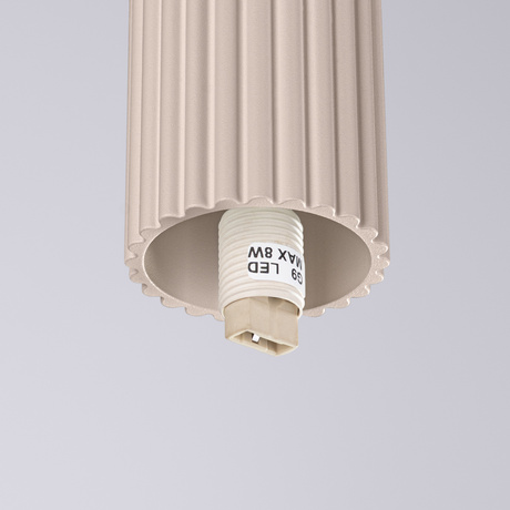 Ceiling lamp HALO taupe IP44