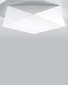 Ceiling lamp HEXA 45 WHITE + 3x LED Bulb E27 4000K Cool White 7.5W 650lm