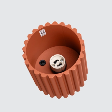 Ceiling lamp AURA 1 red ochra GU10