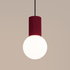 Pendant lamp HALO 1 burgundy