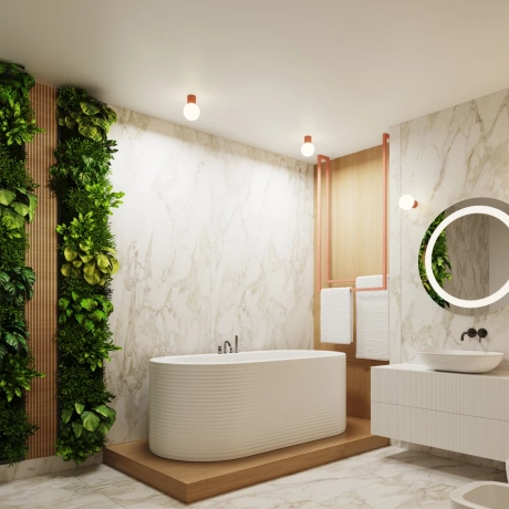 Ceiling lamp HALO peach IP44