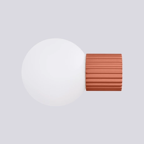 Wall lamp HALO red ochra IP44