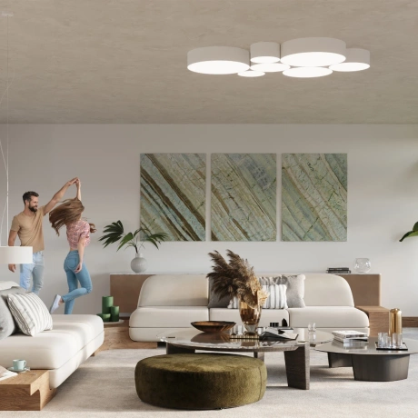 Pendant lamp ARENA 45 white