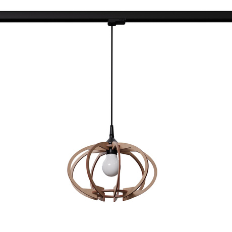Pendant lamp MANDELINO natural wood E27 4000K 7,5W 690lm #B