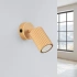 Wall lamp KARBON gold with a switch