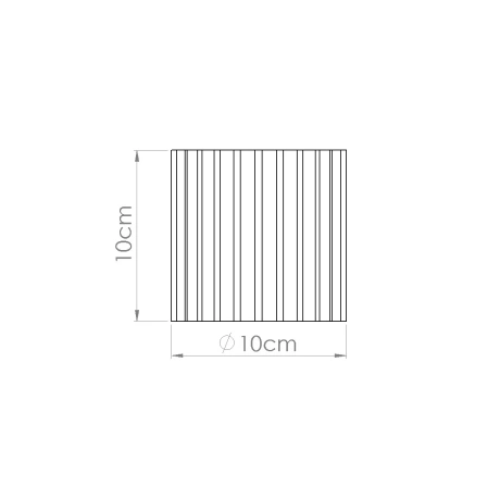 Ceiling lamp AURA 1 white GU10