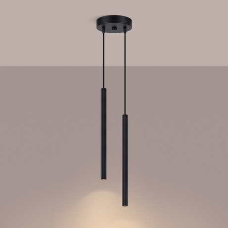 Pendant lamp ARCHE 2P black