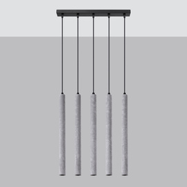 Pendant lamp PASTELO 5L concrete