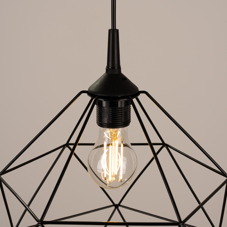 Pendant lamp TRIOM 30 black