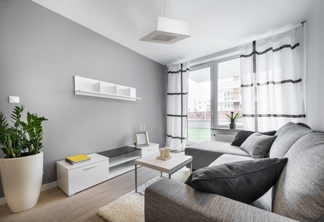 Chandelier URANO 80 white + 8x LED Bulb E27 3000K Warm 7.5W 620lm